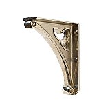 Solid Bronze Shelf Bracket - Sold Individually - Multiple Finishes Available