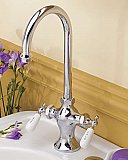 Single Hole Mixer Bathroom Sink Faucet - Multiple Finishes Available