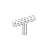 Stainless Steel Cabinet Knob, 2" Wide