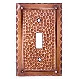 Arts and Crafts Copper Switchplates