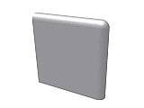 Down Bullnose Ceramic Tile- 4-1/4" x 4-1/4" - Many glazes available