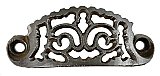 Antique Cast Iron Bin or Drawer Cup Pull - Circa 1880