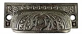 Antique Cast Iron Bin or Drawer Cup Pull by P. & F. Corbin - Circa 1895