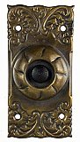 Antique Wrought Bronze Electric Doorbell in "Eulalia" Design by Reading Hardware Co. - Circa 1897