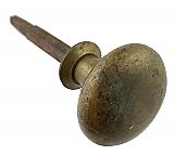 Antique Cast Bronze Door Bell Turn or Pull - Circa 1900