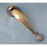 Antique Brass Entry Door Thumblatch Pull