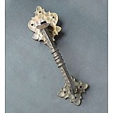 Antique Brass Sargent Entry Door Thumblatch Pull