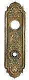 Antique Cast Bronze "BF Design" Entry Door Plate by Sargent & Co. - Circa 1901