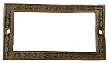 Antique Cast Bronze Drawer Label Holder - Circa 1890