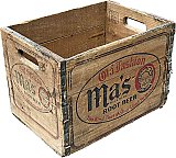 Antique Pine Merchandise Crate "Old Fashion Ma's Root Beer"  - Circa 1941