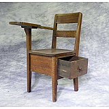 Antique Quartersawn Oak  Desk Chair
