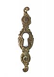 Antique Cast Brass Keyhole Escutcheon