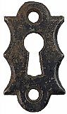 Antique Cast Iron Keyhole Escutcheon or Cover by P. & F. Corbin - Circa 1895