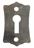 Antique Cast Iron Keyhole Escutcheon Plate by Russell & Erwin - Circa 1922
