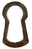 Antique Cast Bronze Keyhole Insert - Circa 1890