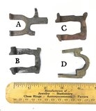 Sargent & Co. Antique Mortise Lock Parts - Tail Piece