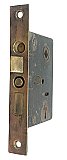 Antique Cast Bronze & Steel Exterior Mortise Door Lock by P. & F Corbin - Circa 1890