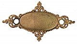 Antique Cast Bronze Drawer Label - Circa 1900