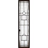 Circa 1870 Antique Queen Anne Sidelight Window with Beveled Diamond, Partially Restored