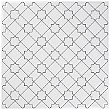 Sevillano Giralda White 7-7/8" x 7-7/8" Ceramic Wall Tile - 25 Tiles Per Case - 11.0 Sq. Ft.