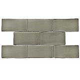Chester Subway Wall Tile - 3" x 6" - Grey - Per Case of 44 - 6.02 Sq. Ft