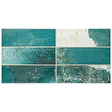 Kings Luxe Tradition Brick Green 7-7/8" x 15-3/4" Porcelain Wall Tile - 12 Tiles Per Case - 10.56 Sq. Ft.