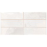 Kings Luxe Tradition Brick White 7-7/8" x 15-3/4" Porc W Tile - 12 Tiles Per Case - 10.56 Sq. Ft.