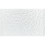 More Petal Matte White 9-7/8" x 15-3/4" Ceramic Wall Tile - 10.90 Sq. Ft. Per Case - 10 Tile Per Case