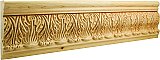 1-1/4" D x 5-3/4" H Hard Maple Acanthus Hand Carved Moulding - 8 Linear Feet