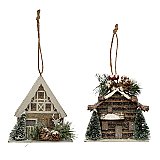 Paper Cabin Ornament 2 Styles available