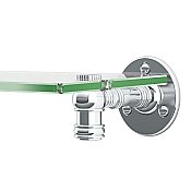 Cafe Glass Shelf - Chrome