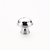 Atherton Hammered Knob Polished Chrome