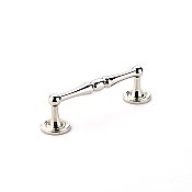 Atherton 4" on Center Pull with Backplates Polished Nickel