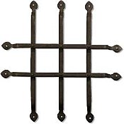 Rustic Bronze Door Grille