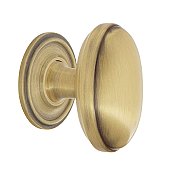 Nostalgic Warehouse Homestead Brass 1-3/4" Cabinet Knob with Classic Rose in Antique Brass