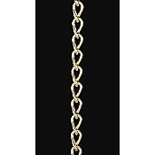 #18 Brass Double Jack Chain