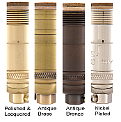 Modern Style Screw-Together Socket with Keyless Interior- ON/OFF-No UNO Thread