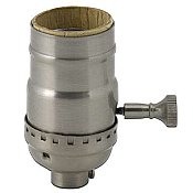 3-Way Standard Socket - Satin Nickel