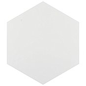 Hexatile Matte Blanco 7" x 8" Porcelain Tile - Sold Per Case of 25 - 7.67 Square Feet