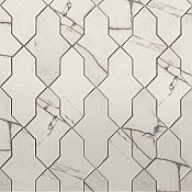 Luca Marine 3-1/8" x 12-3/8" Ceramic Wall Tile - 25 Tiles Per Case - 7.0 Square Feet