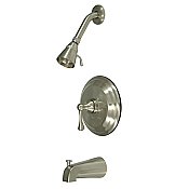 Pressure Balance Tub & Shower Set - Satin Nickel
