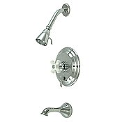 Pressure Balance Tub & Shower Set - Polished Chrome