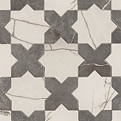 Istanbul Star Day with Night Cross 6" x 12" Porcelain Floor and Wall Tile - 32 Tiles Per Case - 8.64 Square Feet