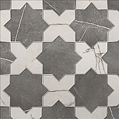Istanbul Star Night with Day Cross 6" x 12" Porcelain Floor and Wall Tile - 32 Tiles Per Case - 8.64 Square Feet
