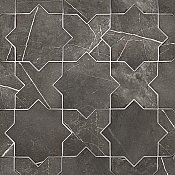 Istanbul Star Night with Night Cross 6" x 12" Porcelain Floor and Wall Tile - 32 Tiles Per Case - 8.64 Square Feet