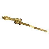 Restoration Toilet Flush Lever - Brushed Brass