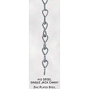 #12 Single Jack Chain, Steel