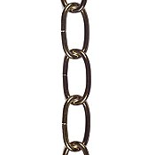 Heavy Duty Oval Lamp Chain, Steel