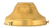Shade Holder, Polished Cast Brass 4" Shade Holder 1/8 IP