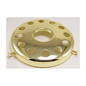 Polished Brass Plated UNO Shade Holder 4" Fitter